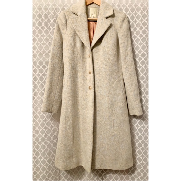 Anthropologie Jackets & Blazers - NWOT Grey subtle animal print Peacoat